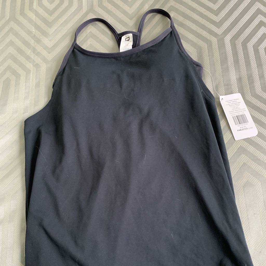 Fabletics Gray Workout Top